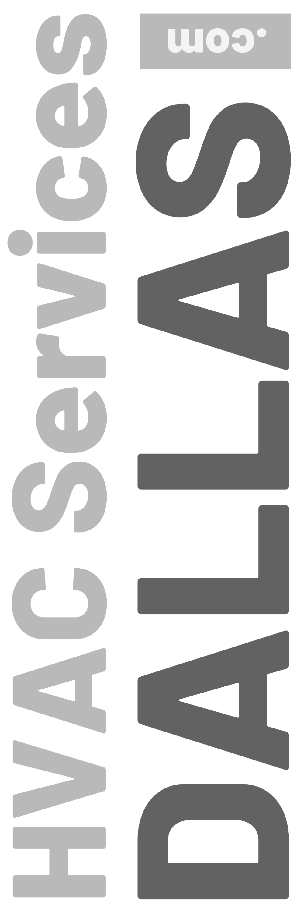 HVAC Services Dallas - Logo - Grayscale